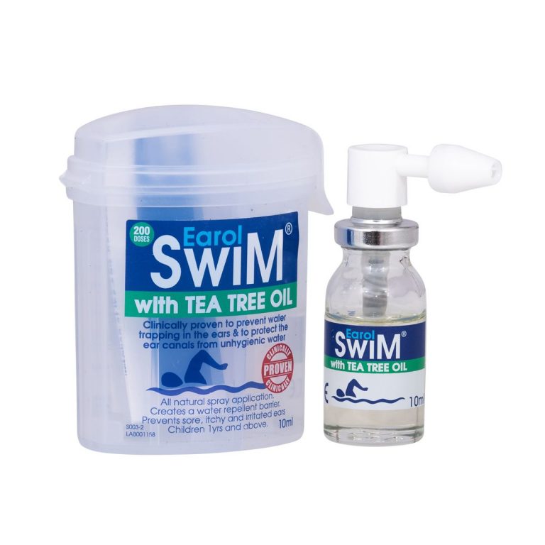 Earol Swim Tea Tree and Olive Oil Spray Ear Cleaning Clinic